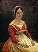 Jean Baptiste Camille  Corot Madame Legois oil painting